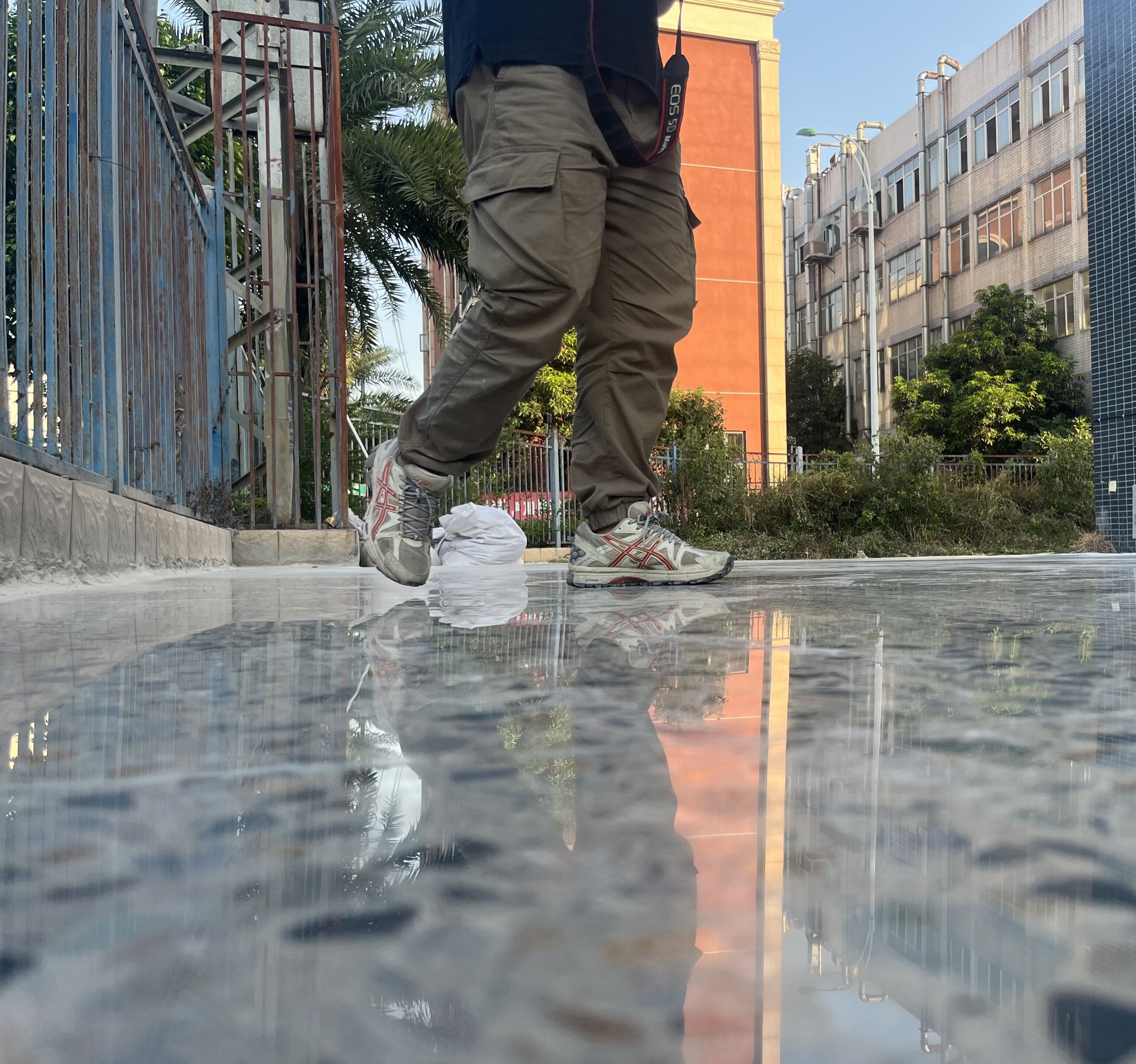 Polerad Betong till högglans